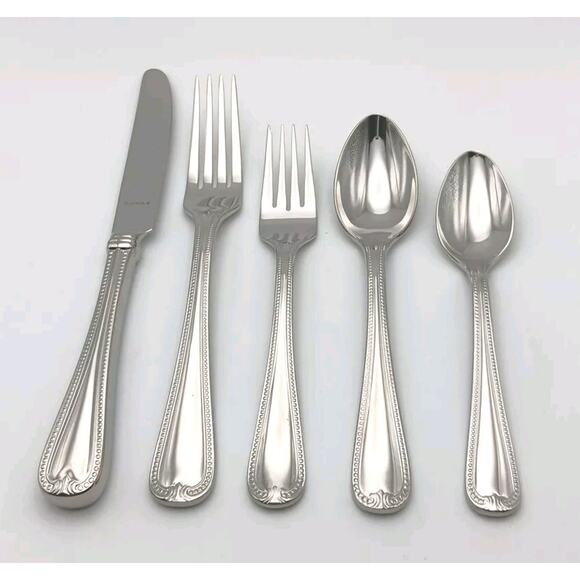 Lenox Vintage Jewel Piece Place Set 18/10 Stainless Flatware